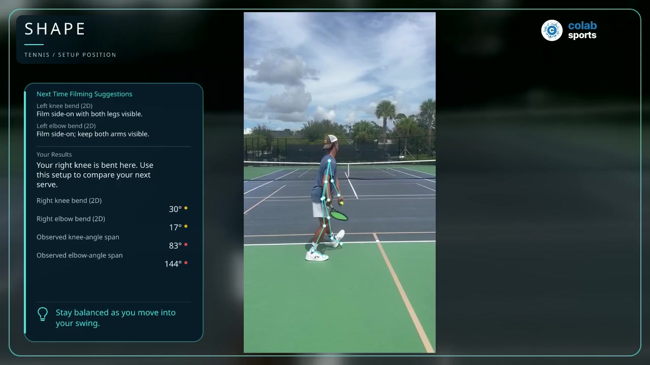 Colab FORM tennis serve example